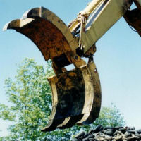 Bodine Grapple for the Demolition and Recycling Industries.